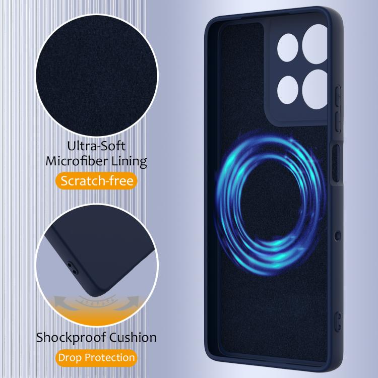 For Motorola Moto G75 5G Shockproof Silicone Magsafe Phone Case(Navy Blue) - free shipping - PMC TechLife - Order now!