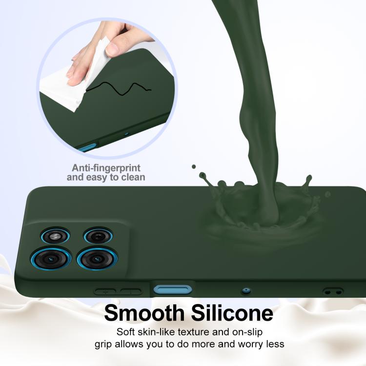 For Motorola Moto G75 5G Shockproof Silicone Magsafe Phone Case(Dark Green) - free shipping - PMC TechLife - Order now!