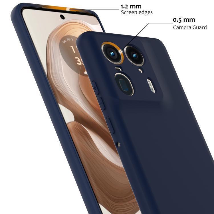 For Motorola Moto X50 Ultra Shockproof Silicone Magsafe Phone Case(Navy Blue) - free shipping - PMC TechLife - Order now!