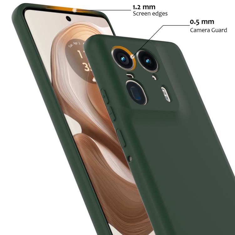 For Motorola Moto X50 Ultra Shockproof Silicone Magsafe Phone Case(Dark Green) - free shipping - PMC TechLife - Order now!