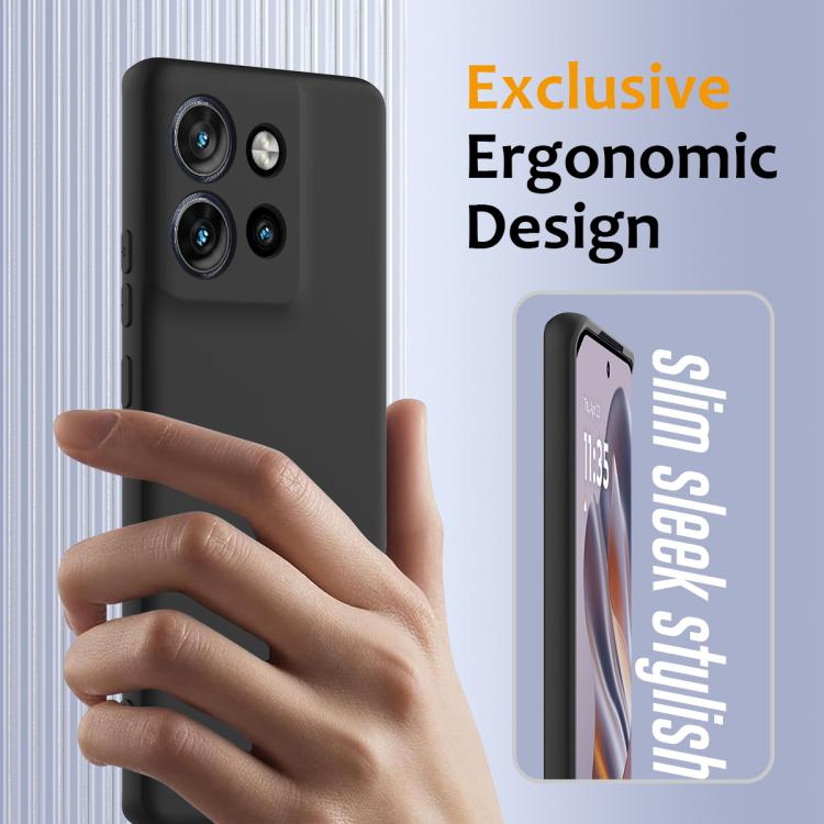For Motorola Edge 50 Neo / Moto S50 Shockproof Silicone Magsafe Phone Case(Black) - free shipping - PMC TechLife - Order now!