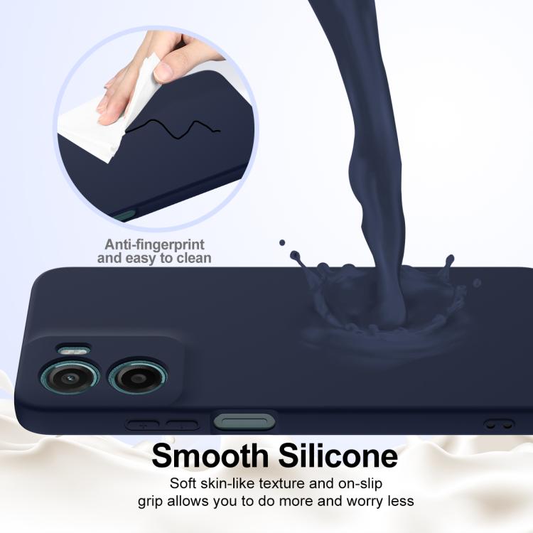 For Motorola Moto G05 / E15 Shockproof Silicone Magsafe Phone Case(Navy Blue) - free shipping - PMC TechLife - Order now!