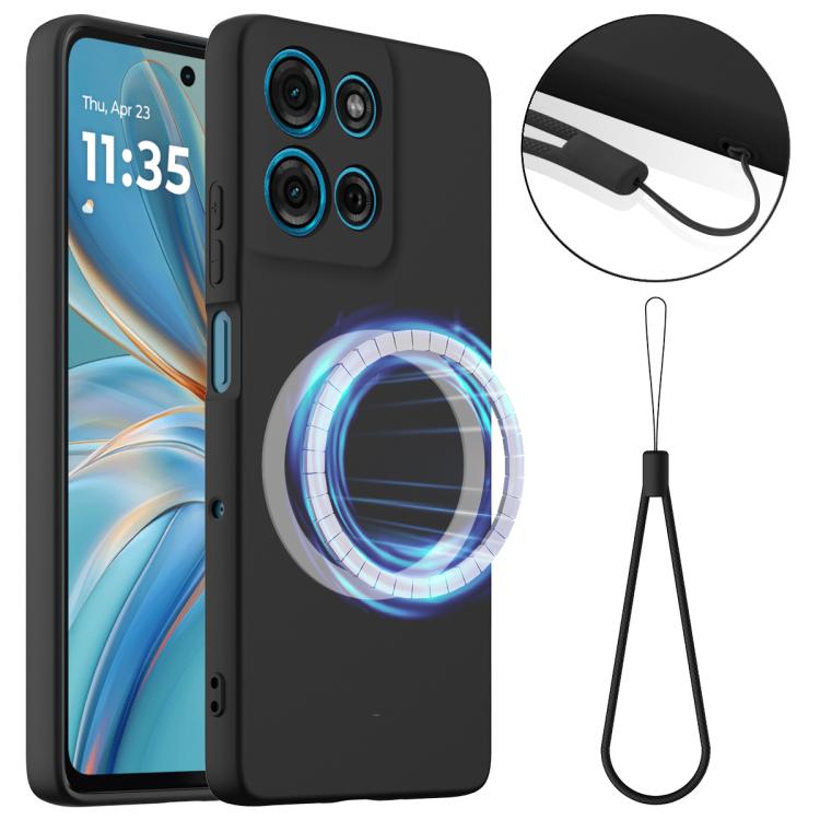 For Motorola Moto G15 / G15 Power Shockproof Silicone Magsafe Phone Case(Black) - free shipping - PMC TechLife - Order now!