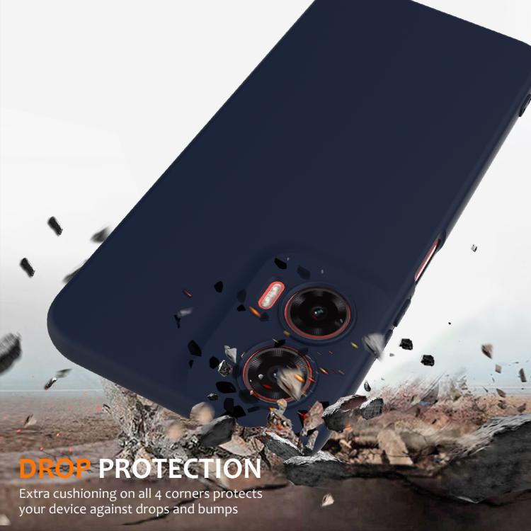 For Motorola Moto G35 5G Shockproof Silicone Magsafe Phone Case(Navy Blue) - free shipping - PMC TechLife - Order now!