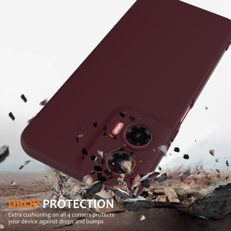 For Motorola Moto G35 5G Shockproof Silicone Magsafe Phone Case(Plum Color) - free shipping - PMC TechLife - Order now!