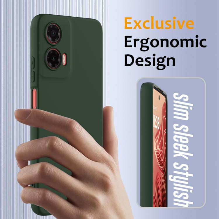 For Motorola Moto G35 5G Shockproof Silicone Magsafe Phone Case(Dark Green) - free shipping - PMC TechLife - Order now!