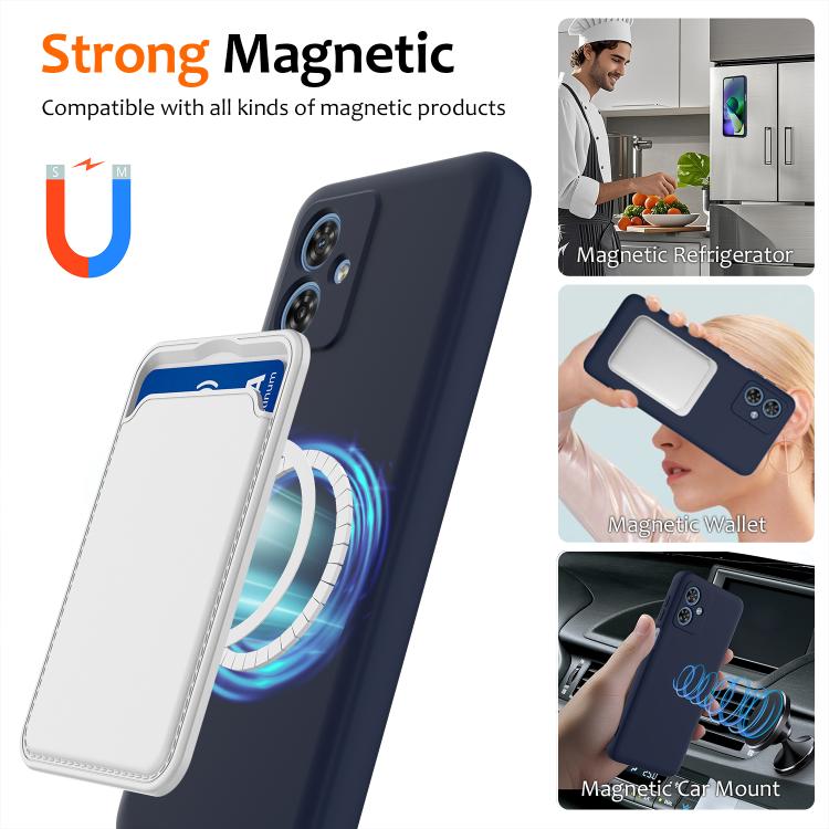 For Motorola Moto G54 / G54 Power Shockproof Silicone Magsafe Phone Case(Navy Blue) - free shipping - PMC TechLife - Order now!