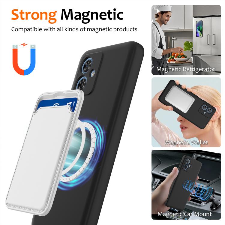 For Motorola Moto G54 / G54 Power Shockproof Silicone Magsafe Phone Case(Black) - free shipping - PMC TechLife - Order now!