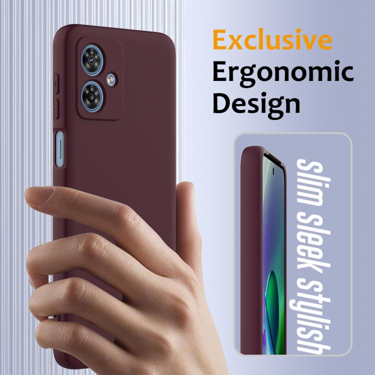 For Motorola Moto G54 / G54 Power Shockproof Silicone Magsafe Phone Case(Plum Color) - free shipping - PMC TechLife - Order now!