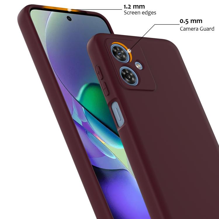 For Motorola Moto G54 / G54 Power Shockproof Silicone Magsafe Phone Case(Plum Color) - free shipping - PMC TechLife - Order now!