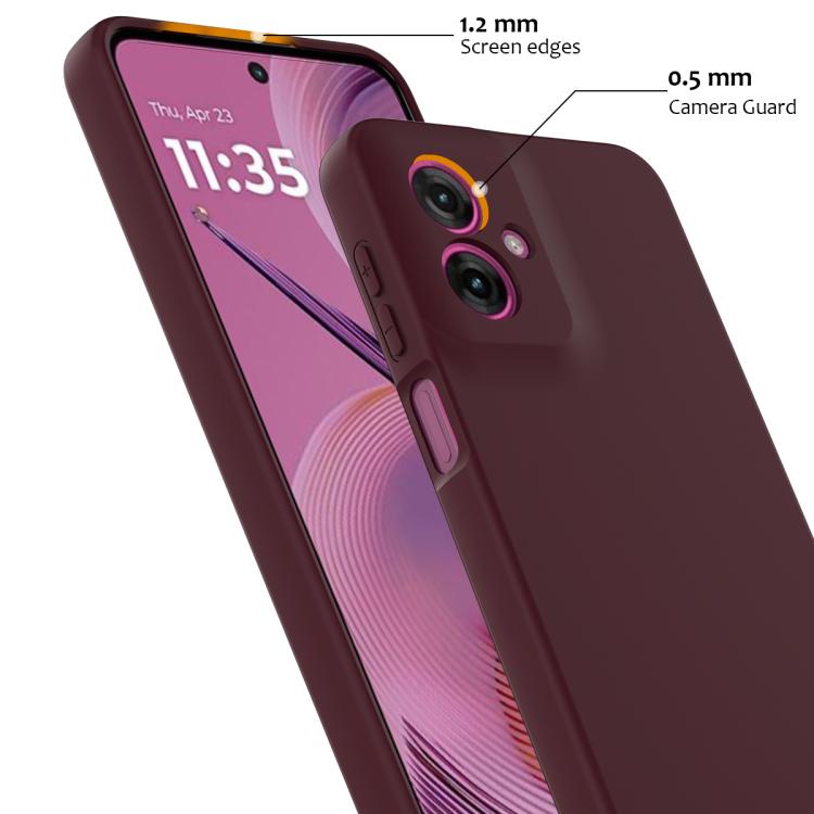 For Motorola Moto G55 5G Shockproof Silicone Magsafe Phone Case(Plum Color) - free shipping - PMC TechLife - Order now!
