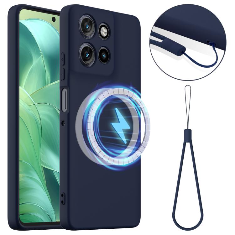 For Motorola Moto G Power 2025 Shockproof Silicone Magsafe Phone Case(Navy Blue) - free shipping - PMC TechLife - Order now!
