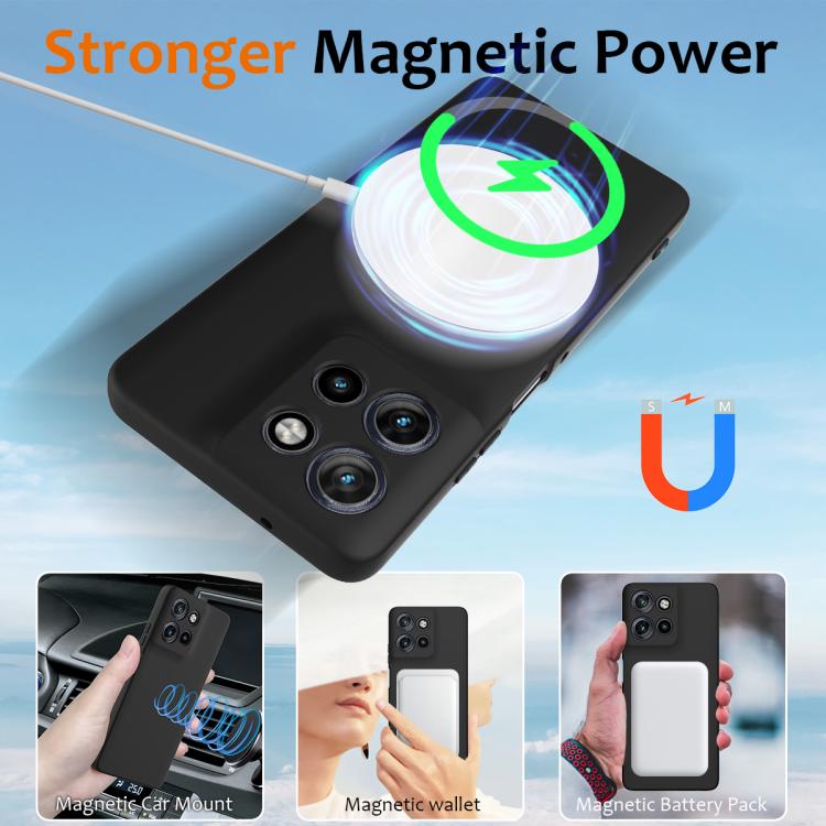For Motorola Moto G Power 2025 Shockproof Silicone Magsafe Phone Case(Black) - free shipping - PMC TechLife - Order now!