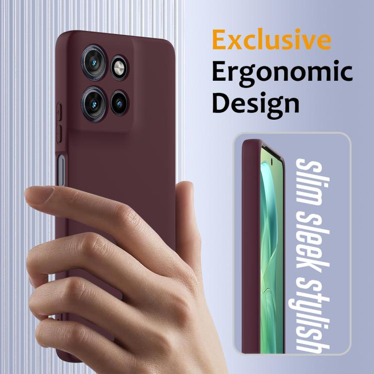 For Motorola Moto G Power 2025 Shockproof Silicone Magsafe Phone Case(Plum Color) - free shipping - PMC TechLife - Order now!