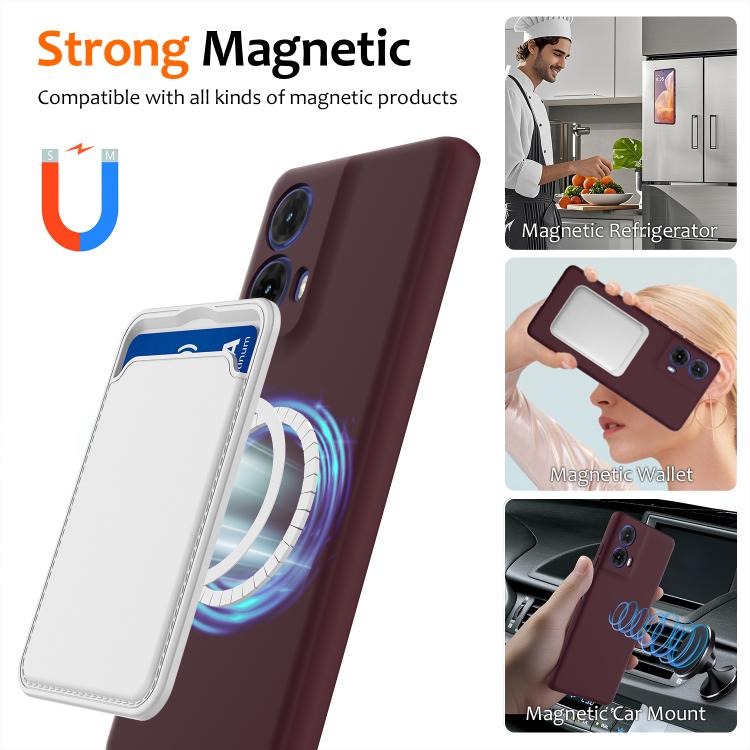 For Motorola Moto G24 Power Shockproof Silicone Magsafe Phone Case(Plum Color) - free shipping - PMC TechLife - Order now!