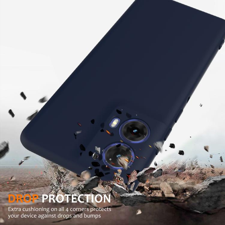 For Motorola Moto G34 / G45 5G Shockproof Silicone Magsafe Phone Case(Navy Blue) - free shipping - PMC TechLife - Order now!