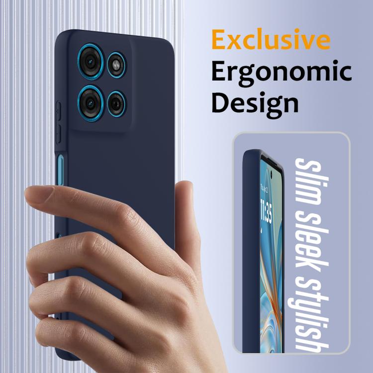 For Motorola Moto G Play 2025 Shockproof Silicone Magsafe Phone Case(Navy Blue) - free shipping - PMC TechLife - Order now!