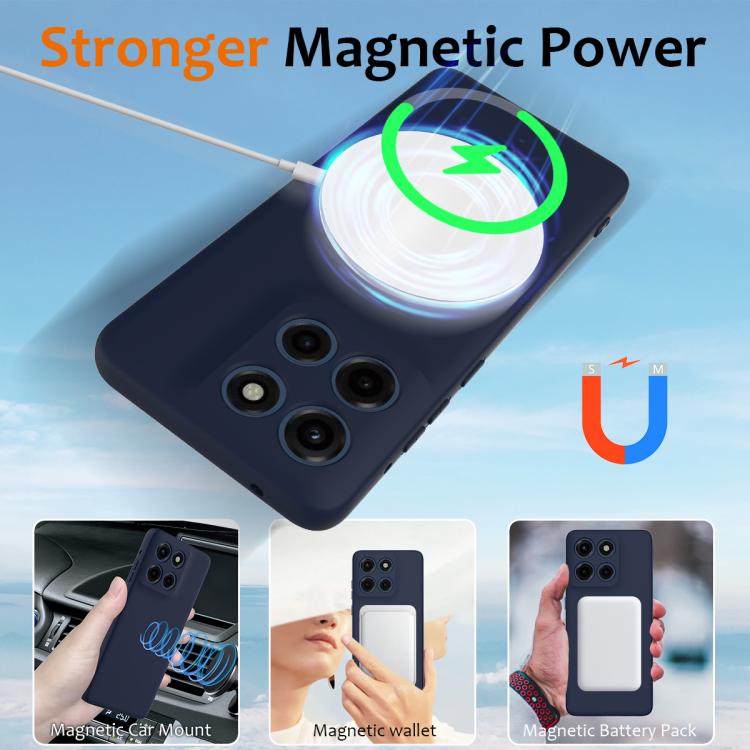 For Motorola Moto G Stylus 5G 2025 Shockproof Silicone Magsafe Phone Case(Navy Blue) - free shipping - PMC TechLife - Order now!