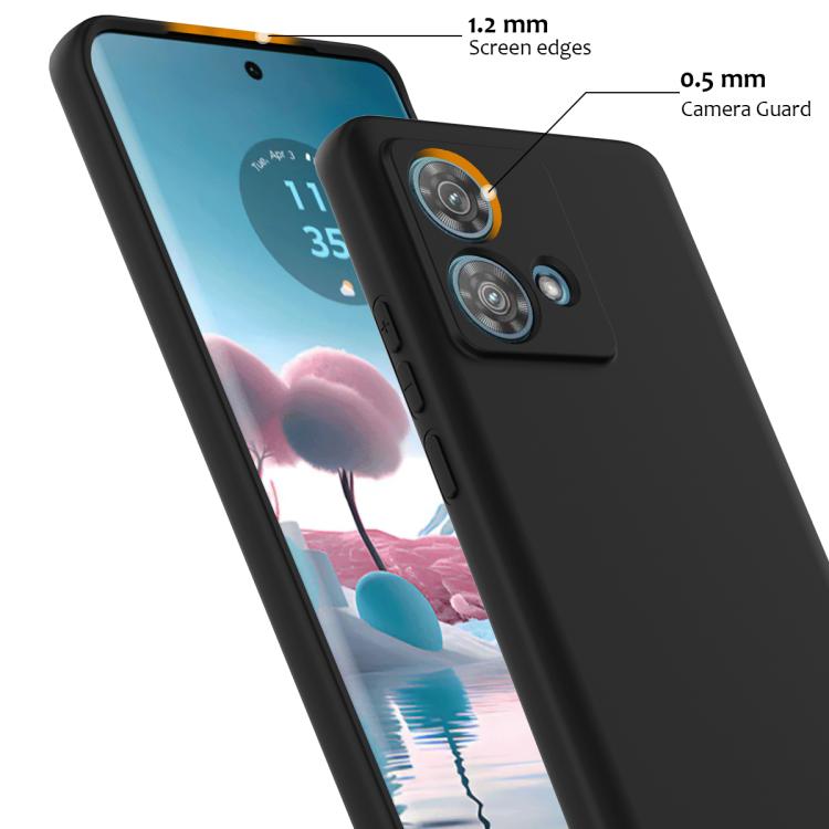For Motorola Edge 40 Neo Shockproof Silicone Magsafe Phone Case(Black) - free shipping - PMC TechLife - Order now!