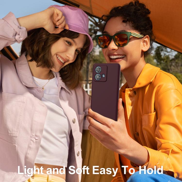 For Motorola Edge 40 Neo Shockproof Silicone Magsafe Phone Case(Plum Color) - free shipping - PMC TechLife - Order now!
