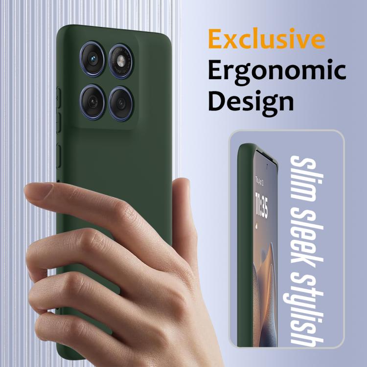 For Motorola Edge 60 / 60s / 60 Fusion Shockproof Silicone Magsafe Phone Case(Dark Green) - free shipping - PMC TechLife - Order now!