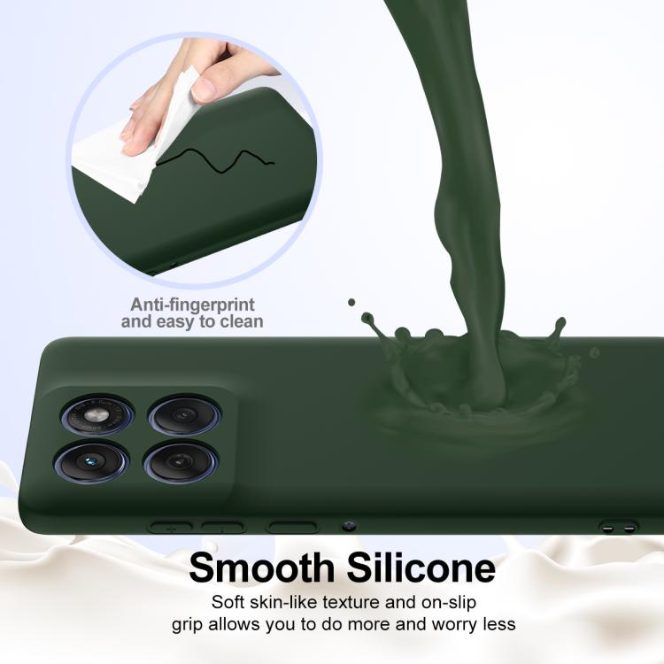 For Motorola Edge 60 / 60s / 60 Fusion Shockproof Silicone Magsafe Phone Case(Dark Green) - free shipping - PMC TechLife - Order now!