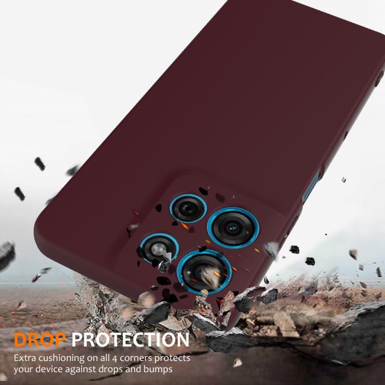 For Motorola Moto G 2025 5G Shockproof Silicone Magsafe Phone Case(Plum Color) - free shipping - PMC TechLife - Order now!