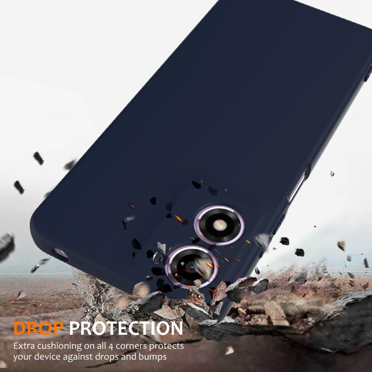 For Motorola Moto G04 / G04s / E14 4G Shockproof Silicone Magsafe Phone Case(Navy Blue) - free shipping - PMC TechLife - Order now!