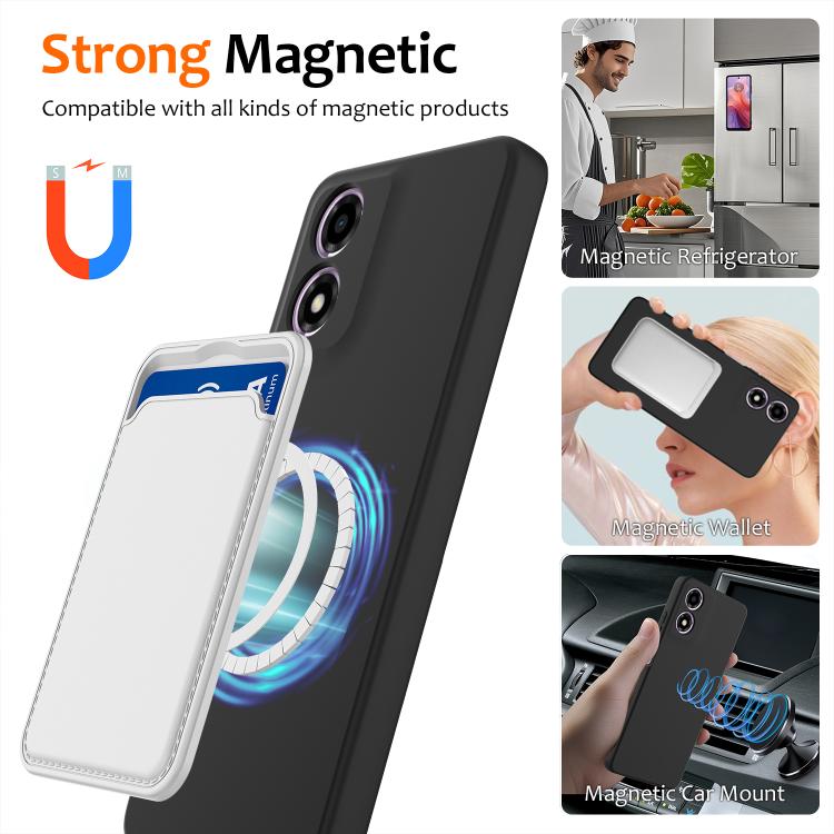 For Motorola Moto G04 / G04s / E14 4G Shockproof Silicone Magsafe Phone Case(Black) - free shipping - PMC TechLife - Order now!