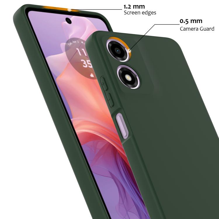For Motorola Moto G04 / G04s / E14 4G Shockproof Silicone Magsafe Phone Case(Dark Green) - free shipping - PMC TechLife - Order now!