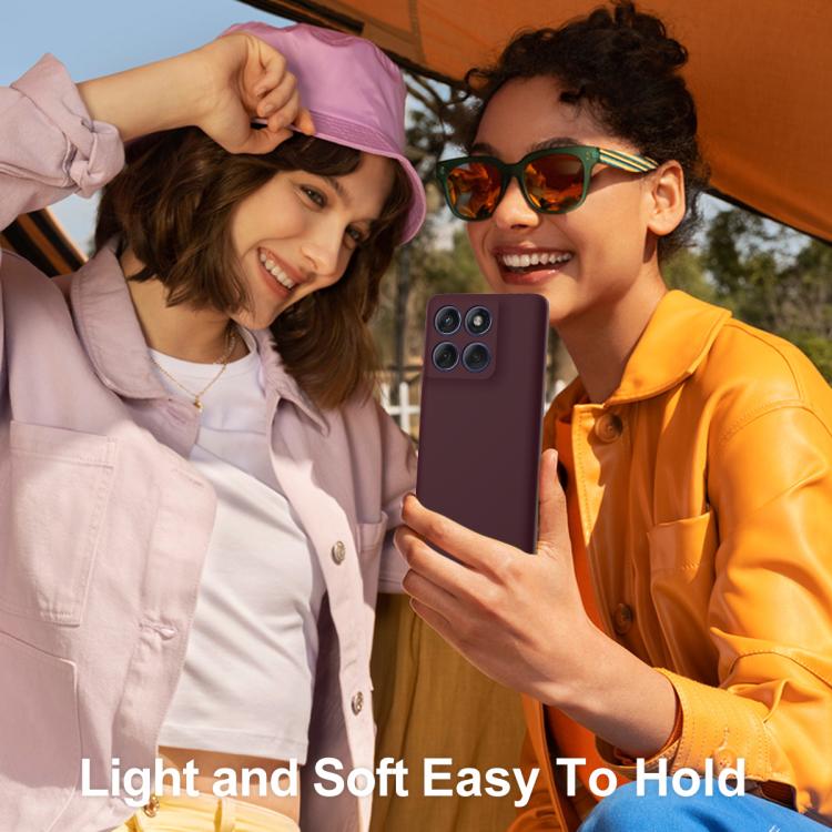 For Motorola Edge 2025 5G Shockproof Silicone Magsafe Phone Case(Plum Color) - free shipping - PMC TechLife - Order now!