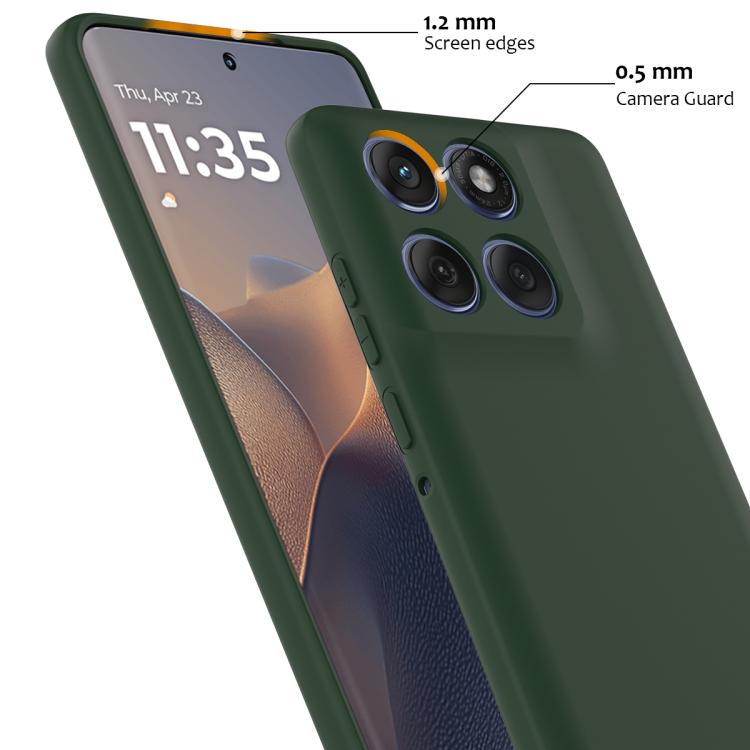 For Motorola Edge 2025 5G Shockproof Silicone Magsafe Phone Case(Dark Green) - free shipping - PMC TechLife - Order now!