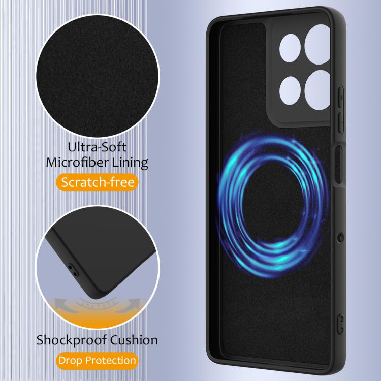 For Motorola Moto G56 5G Shockproof Silicone Magsafe Phone Case(Black) - free shipping - PMC TechLife - Order now!