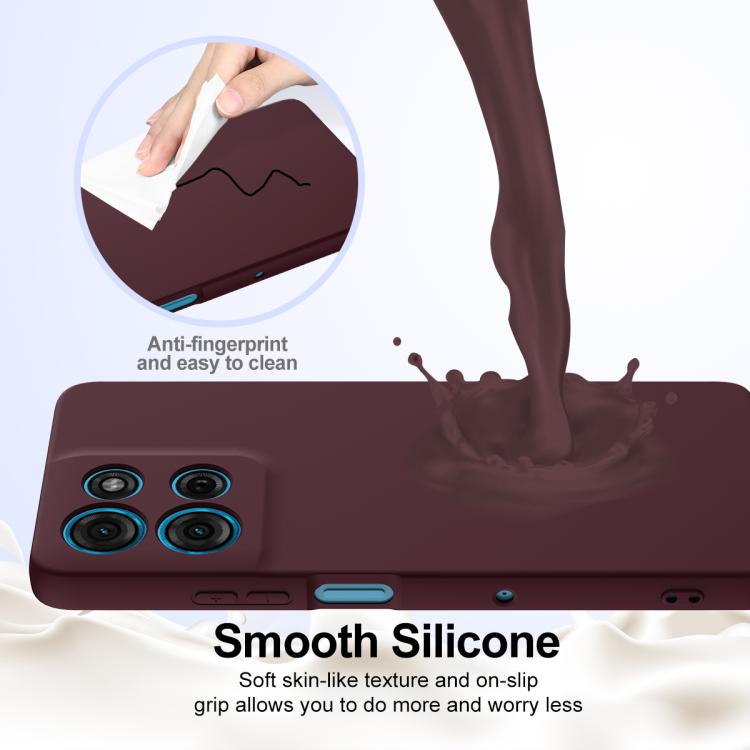 For Motorola Moto G86 5G Shockproof Silicone Magsafe Phone Case(Plum Color) - free shipping - PMC TechLife - Order now!