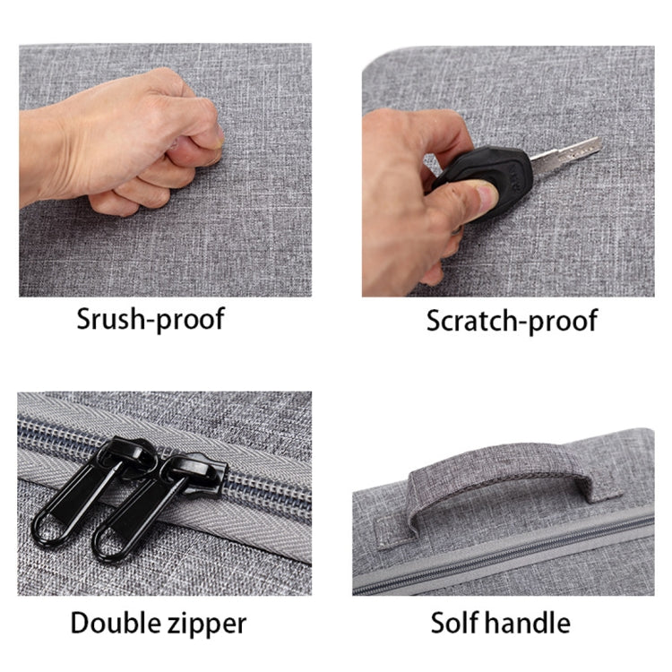 For DJI Mavic Air 2 Portable Nylon Shoulder Crossbody Storage Bag Protective Box(Grey) - Carry Cases & Bags by PMC TechLife | Online Shopping South Africa | PMC TechLife | Buy Now Pay Later Mobicred