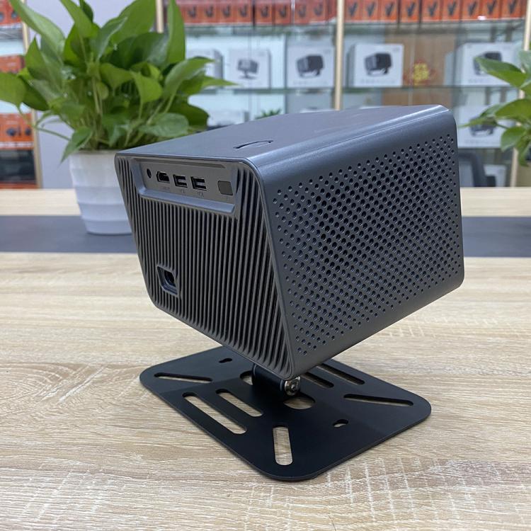 M10 Plus 1280 x 720P 200ANSI Amlogic H713 CPU Android 11 Smart Projector with Bracket, UK Plug(Metal Grey) - LED Projector by PMC TechLife | Online Shopping South Africa | PMC TechLife | Buy Now Pay Later Mobicred