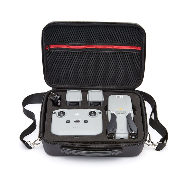 For DJI Mavic Air 2 Portable PU Shoulder Storage Bag Protective Box(Black) - Carry Cases & Bags by PMC TechLife | Online Shopping South Africa | PMC TechLife | Buy Now Pay Later Mobicred