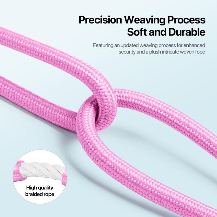 DUX DUCIS Garden Series Begonia Pattern Adjustable Crossbody Phone Lanyard(Pink) - free shipping - PMc TechLife - Order now!