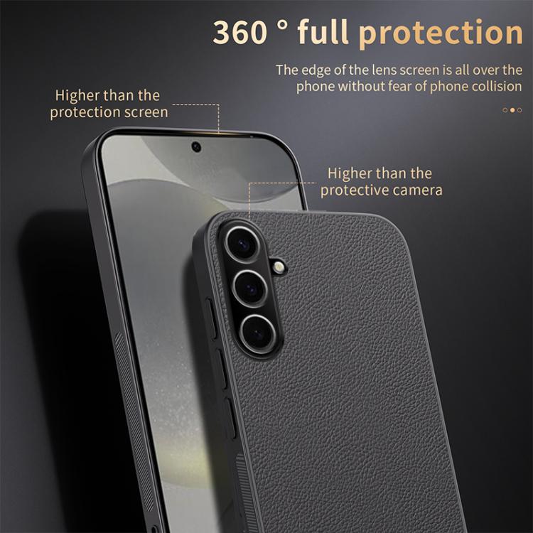 For Samsung Galaxy S25+ 5G HUIYI Leather Magnetic Phone Case(Grey) - Galaxy S25+ 5G Cases by PMC Jewellery | Online Shopping South Africa | PMC Jewellery | Buy Now Pay Later Mobicred