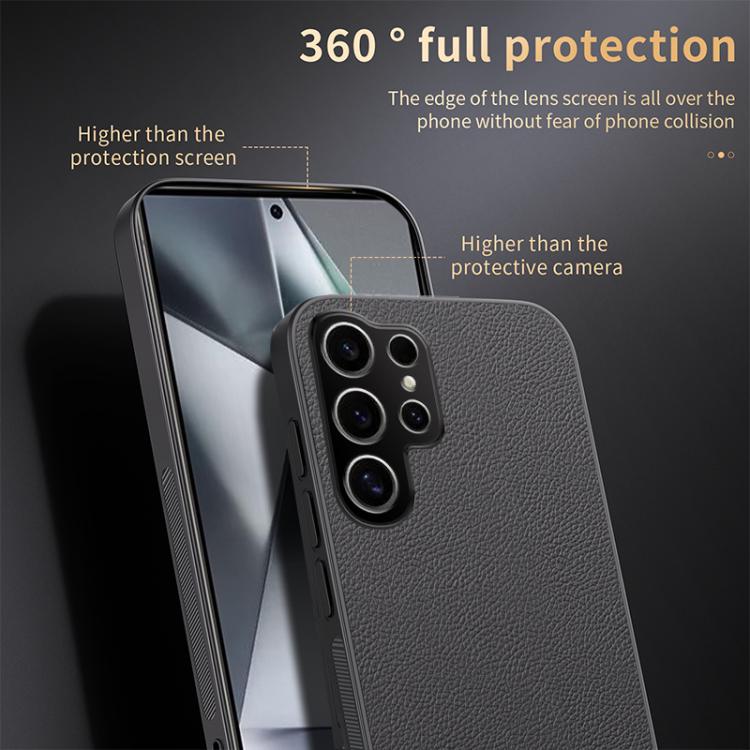 For Samsung Galaxy S25 Ultra 5G HUIYI Leather Magnetic Phone Case(Blue) - Galaxy S25 Ultra 5G Cases by PMC Jewellery | Online Shopping South Africa | PMC Jewellery | Buy Now Pay Later Mobicred