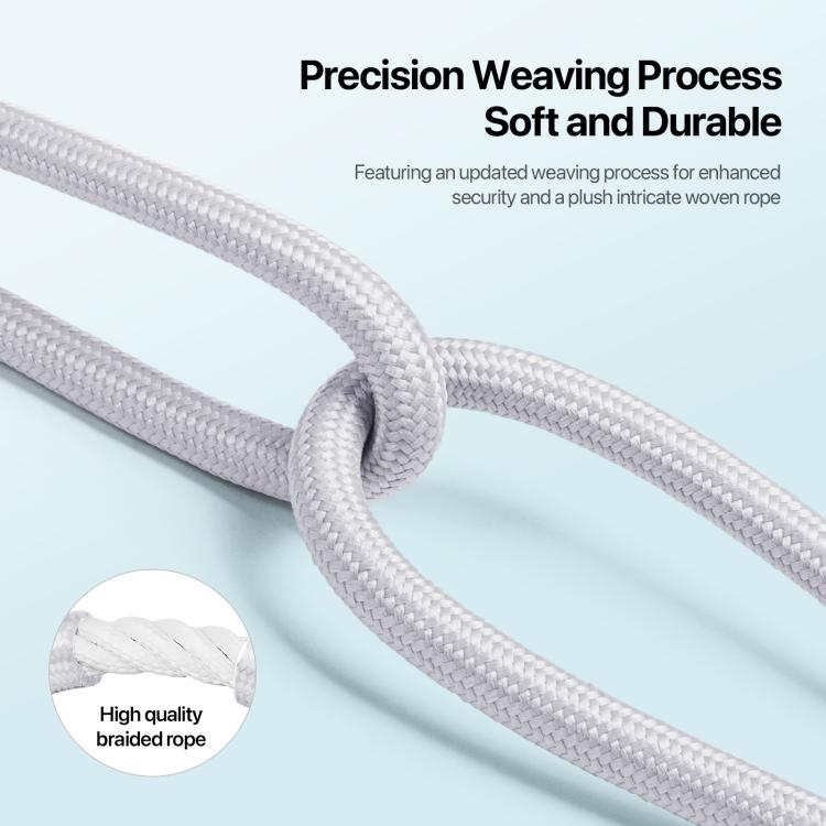 DUX DUCIS Garden Series Tile Pattern Adjustable Crossbody Phone Lanyard(Grey) - Lanyards & Wrist Straps by DUX DUCIS | Online Shopping South Africa | PMc TechLife | Buy Now Pay Later Mobicred