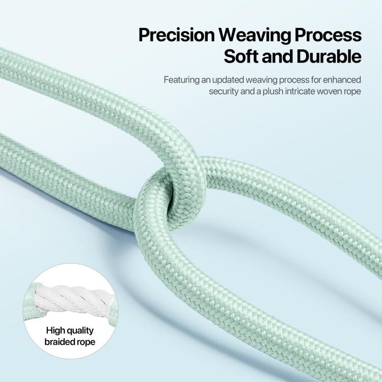 DUX DUCIS Garden Series Tile Pattern Adjustable Crossbody Phone Lanyard(Light Green) - Lanyards & Wrist Straps by DUX DUCIS | Online Shopping South Africa | PMc TechLife | Buy Now Pay Later Mobicred