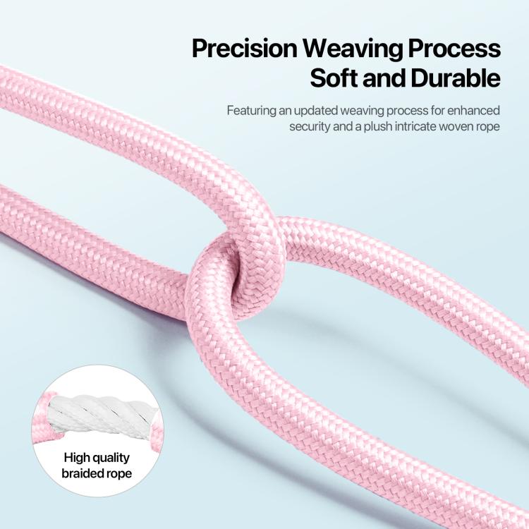 DUX DUCIS Garden Series Tile Pattern Adjustable Crossbody Phone Lanyard(Light Pink) - Lanyards & Wrist Straps by DUX DUCIS | Online Shopping South Africa | PMc TechLife | Buy Now Pay Later Mobicred