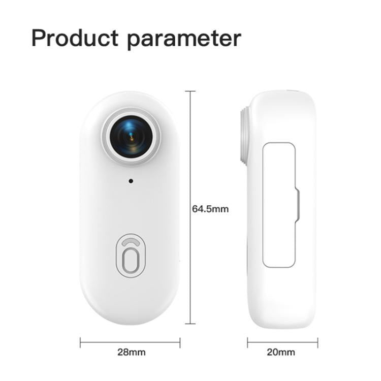H88 1080P Thumb Sports Camera Mini WiFi Camera, Specification:Simple Version(White) - Video Cameras by PMC TechLife | Online Shopping South Africa | PMC TechLife | Buy Now Pay Later Mobicred