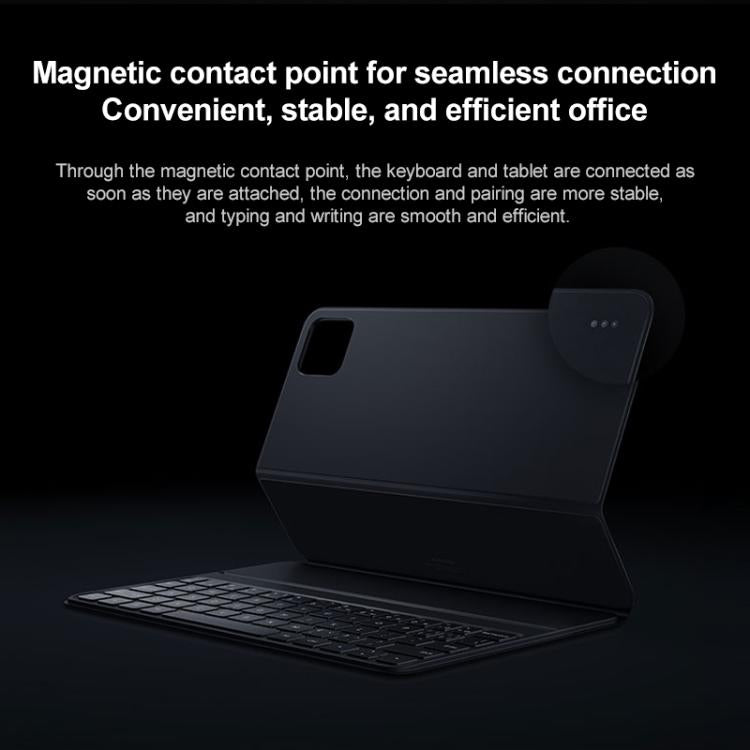 For Xiaomi Pad 7 / 7 Pro Original Xiaomi Keyboard Double-sided Protective Case Smart Leather Tablet Case(Black) - free shipping - PMc TechLife - Order now!