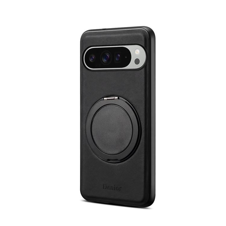 For Google Pixel 9 Pro XL Denior A14 Skin Feel Rotating Holder MagSafe Phone Case(Black) - free shipping - PMC TechLife - Order now!