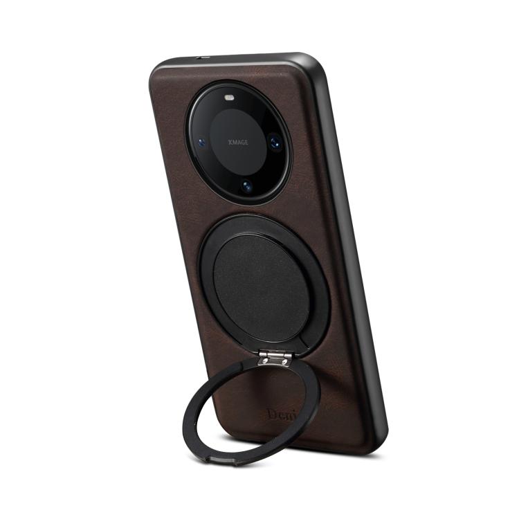 For Huawei Mate 60 Pro / 60 Pro+ Denior A14 Skin Feel Rotating Holder MagSafe Phone Case(Brown) - free shipping - PMC TechLife - Order now!