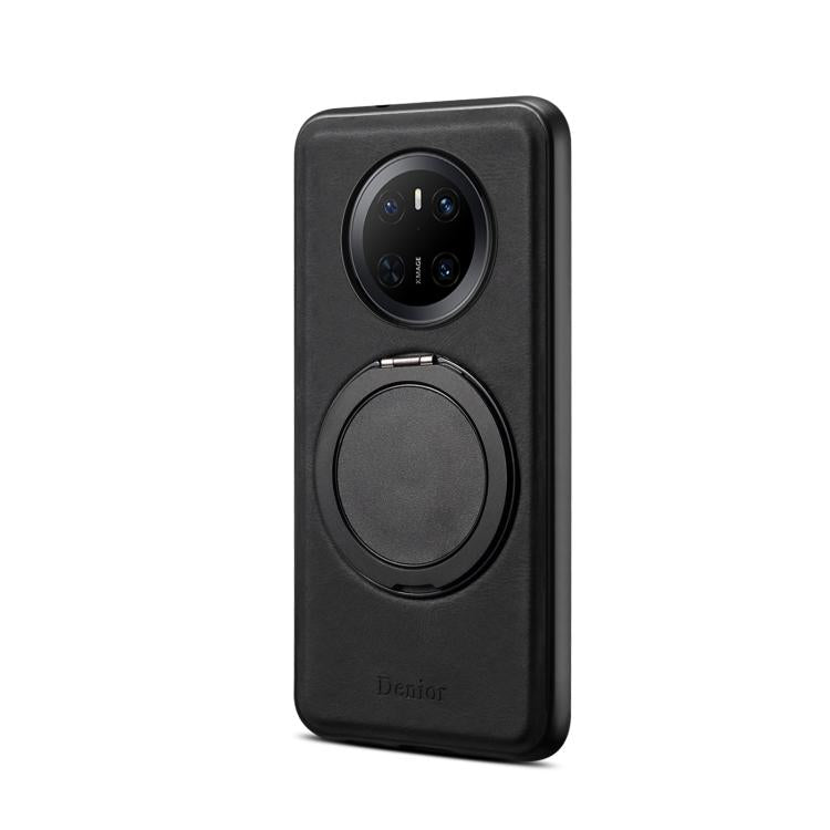For Huawei Mate 70 Denior A14 Skin Feel Rotating Holder MagSafe Phone Case(Black) - free shipping - PMC TechLife - Order now!