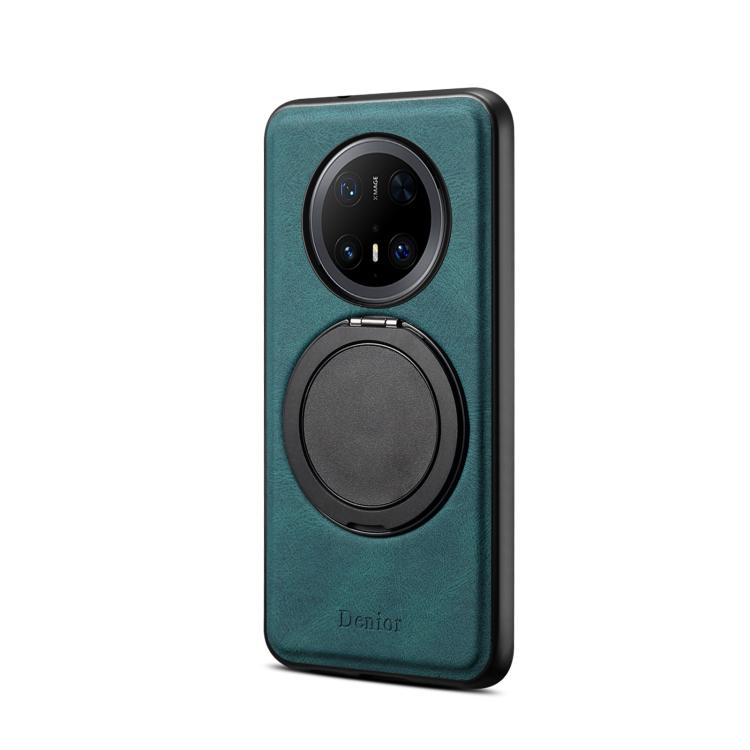 For Huawei Mate 70 Pro / 70 Pro+ Denior A14 Skin Feel Rotating Holder MagSafe Phone Case(Blue) - Huawei Cases by Denior | Online Shopping South Africa | PMC TechLife | Buy Now Pay Later Mobicred