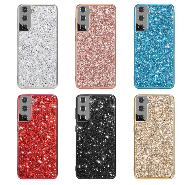 For Samsung Galaxy S25+ 5G Glitter Powder Shockproof TPU Phone Case(Silver) - Galaxy S25+ 5G Cases by PMC Jewellery | Online Shopping South Africa | PMC Jewellery | Buy Now Pay Later Mobicred